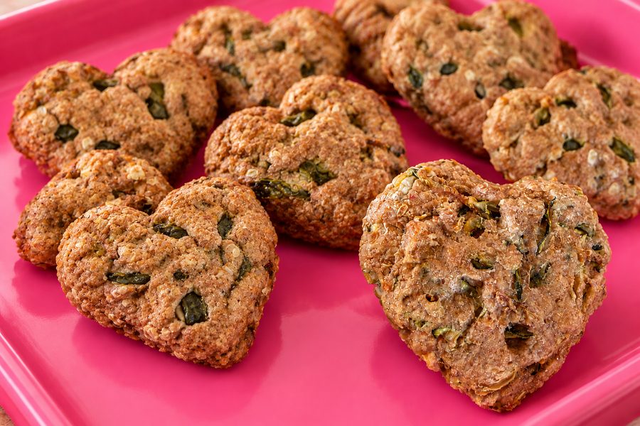 Zucchini and Cheddar Hearts